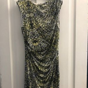 Side ruched dress